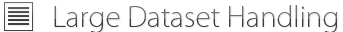 Large Dataset Handling