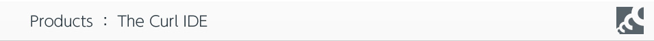 Curl - Products The Curl IDE [SCSK Corporation]